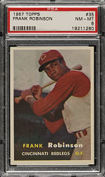 1957 Topps #35 Frank Robinson Rookie PSA NM-MT 8