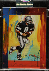 1997 Topps Gallery Peter Max Troy Aikman Proof #1/1
