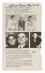 Bear Bryant Signed Magazine Page - JSA