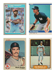 1982 to 1986 Fleer Complete Set Collection (5 Sets, 3,300 Cards)