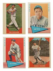 1960 and 1961-1962 Fleer All-Time Greats Complete Set Pair (2 Sets, 233 Cards)