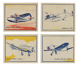 1930s R47 Shelby Gum "Fighting Planes" Near-Complete Set (23/24)