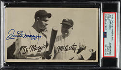 1936 R314 Goudey "Wide Pen" Premium Joe DiMaggio and Joe McCarthy - Signed by DiMaggio PSA/DNA GEM MINT 10