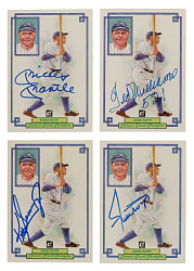 Signed 1984 Donruss Grand Champion #1 Babe Ruth Collection (18) - All Signed by 500 Home Run Club Members Including Mickey Mantle, Ted Williams, and Ken Griffey Jr.