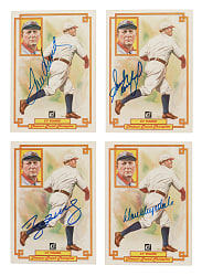 Signed 1984 Donruss Grand Champion #31 Cy Young Collection (57) - All Signed by Cy Young Award Winner Members Including Seaver, Drysdale, and Koufax