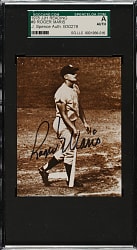 Signed 1978 JJH Reading #9 Roger Maris - SGC/JSA