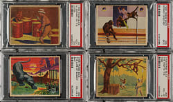 1938 R55 Gumakers of America Frank Buck "Bring 'Em Back Alive" Complete Set (48) Plus Handbook