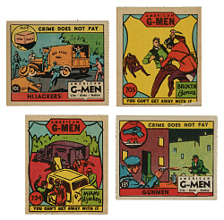 1936 R13-1 and R13-2 "American G-Men" Complete Set Pair (2 Sets, 96 Cards)