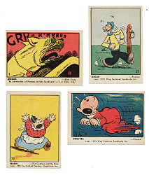 1951 Parkhurst "Colour Comic Cards" Complete Set (39)