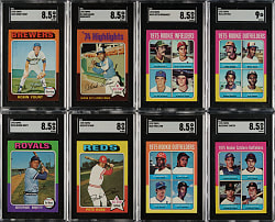 1975 Topps SGC-Graded Complete Set (660)