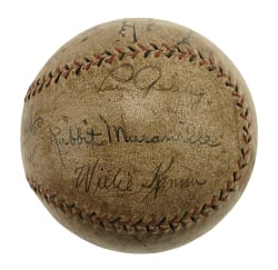 1931 Tour of Japan Team-Signed Baseball with Gehrig, Maranville, Simmons, Cochrane, and Grove - JSA
