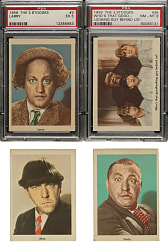 1959 Fleer "The Three Stooges" Complete Set (96) Plus Wrapper