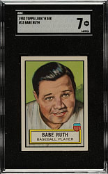 1952 Topps "Look 'n See" #15 Babe Ruth SGC NM 7