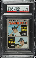 1970 Topps Second Series Unopened Cello Pack PSA MINT 9 - Thurman Munson Rookie on Top - 1 of 1 - Highest Graded!