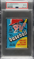 1971 Topps Fifth Series Unopened Wax Pack PSA NM-MT 8