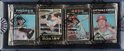 1971 Topps First Series Unopened Rack Pack - Pete Rose on Top - BBCE