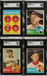 1963 Topps Complete Set (576) Including #537 Pete Rose Rookie SGC EX 5