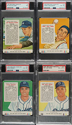 1955 Red Man Tobacco Complete Set with Tabs (50): #7 PSA Set Registry!