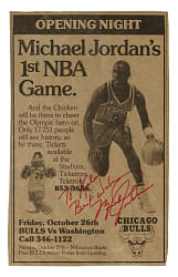 Michael Jordan Signed Cut- JSA