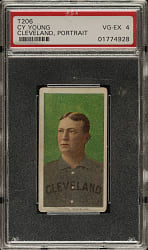 1909-1911 T206 White Border Cy Young Portrait PSA VG-EX 4