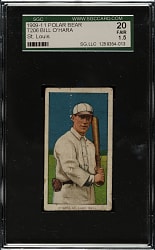 1909-1911 T206 White Border Bill O'Hara St. Louis Variation SGC FAIR 20 - Polar Bear Back