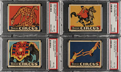 1933 R152 Sweets Company of America "Tootsie Circus" Complete Set (25)