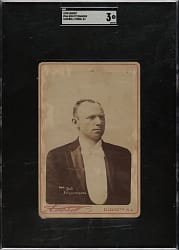 Circa 1895 Campbell Studios Cabinet #966 Bob Fitzsimmons SGC VG 3
