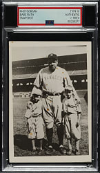 Circa 1980s Babe Ruth Snapshot Photograph PSA/DNA Type IV