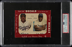 1952 Star-Cal Decals Type 2 #91-B Roy Campanella/Jackie Robinson