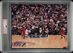 Circa 1998 Michael Jordan "The Last Shot" Original Mike Proebsting Photograph PSA/DNA Type I