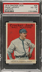 1915 E145 Cracker Jack #98 Frank LaPorte PSA VG-EX 4