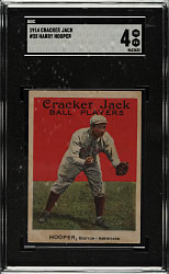 1914 E145 Cracker Jack #35 Harry Hooper SGC VG/EX 4