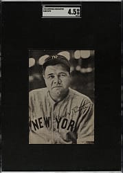 1949 Pacific Coast Sports Publishing (American Association) Babe Ruth SGC VG/EX+ 4.5