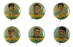 1932 PR2 Orbit Gum Pins - Numbered Complete Set (57)