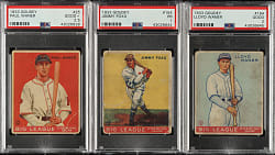 1933 R319 Goudey Partial Set (159/240) Including 12 PSA-Graded Cards