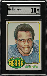 1976 Topps Football #148 Walter Payton Rookie SGC GEM MINT 10 - 1 of 2!