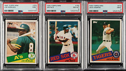 High-Grade 1985 Topps Mini Test Near-Complete Set (130/132)