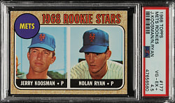 1968 Topps #177 Nolan Ryan Rookie PSA VG-EX+ 4.5
