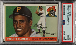 1955 Topps #164 Roberto Clemente Rookie PSA GOOD 2