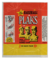 1968 Topps Plaks Wrapper