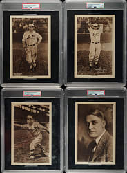 1931 Metropolitan Studio St. Louis Cardinals Complete Set (30) Including Dizzy Dean Rookie PSA EX 5 with Original Mailing Envelope
