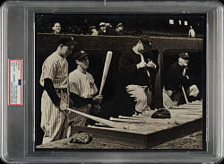 Circa 1940s New York Yankees Team with Joe DiMaggio Original Pix Publishing Incorporated Photograph PSA/DNA Type I