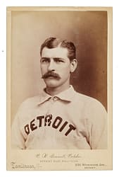 1886 Detroit Wolverines Tomlinson Cabinet Charlie Bennett (Ex-Larry Twitchell Estate)