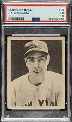 1939 R334 Play Ball #26 Joe DiMaggio PSA FAIR 1.5