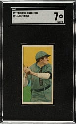 1919 T213 Coupon Cigarettes (Type 3) Joe Tinker SGC NM 7 - 1 of 1 - Highest Graded!