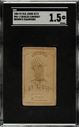 1887 N172 Old Judge Charles Comiskey Brown's Champions SGC FAIR 1.5