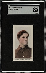 1910-1911 M116 Sporting Life Ed Walsh SGC NM/MT 8 - 1 of 2 - Highest Graded!