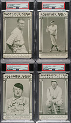 1948 W464 Baseball's Great Hall of Fame Exhibits Near-Complete Set (27/33)