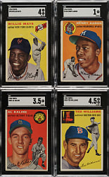 1954 Topps Complete Set (250) Plus 26 Duplicates