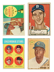 1948 to 1979 Topps and Bowman Hall of Famers and Stars Collection (79) Including Brock, Drysdale, R. Jackson, McCovey, Stargell, and Brett Rookies